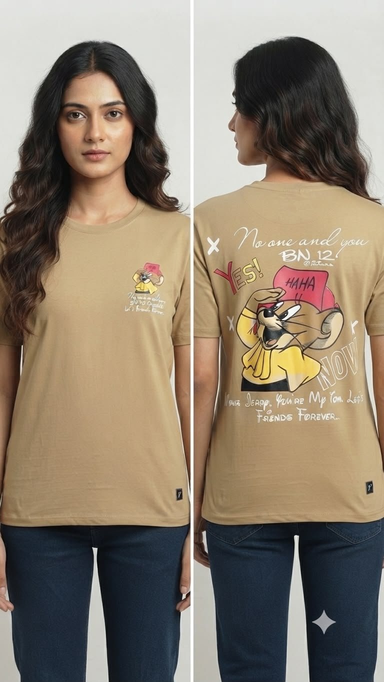 FIF Urban Cartoon Graphic Women's T-Shirt